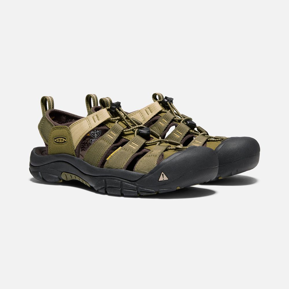 Sandalias Trekking Keen Mexico Verde Oscuro Oliva - Hombre Newport Hydro - YL6257418